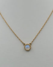 Load image into Gallery viewer, Moonstone Necklace - 14K Yellow Gold