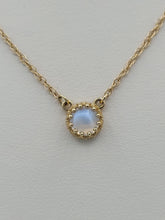 Load image into Gallery viewer, Moonstone Necklace - 14K Yellow Gold