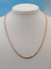Load image into Gallery viewer, 14k Rose Gold Rope Chain
