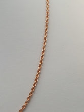 Load image into Gallery viewer, 14k Rose Gold Rope Chain