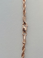Load image into Gallery viewer, 14k Rose Gold Rope Chain