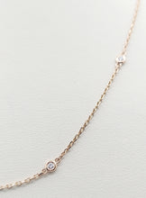 Load image into Gallery viewer, "Diamonds by the Yard" Necklace - 14K Rose Gold