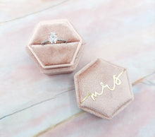 Load image into Gallery viewer, 1.25 Carat Oval Moissanite Diamond Engagement Ring - 14K White &amp; Rose Gold