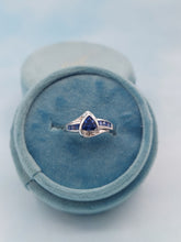 Load image into Gallery viewer, Intuitive Iolite Ring - 10K White Gold