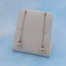 Load image into Gallery viewer, Cape Cod Ball Drop Earrings - 14K Gold &amp; Sterling Silver