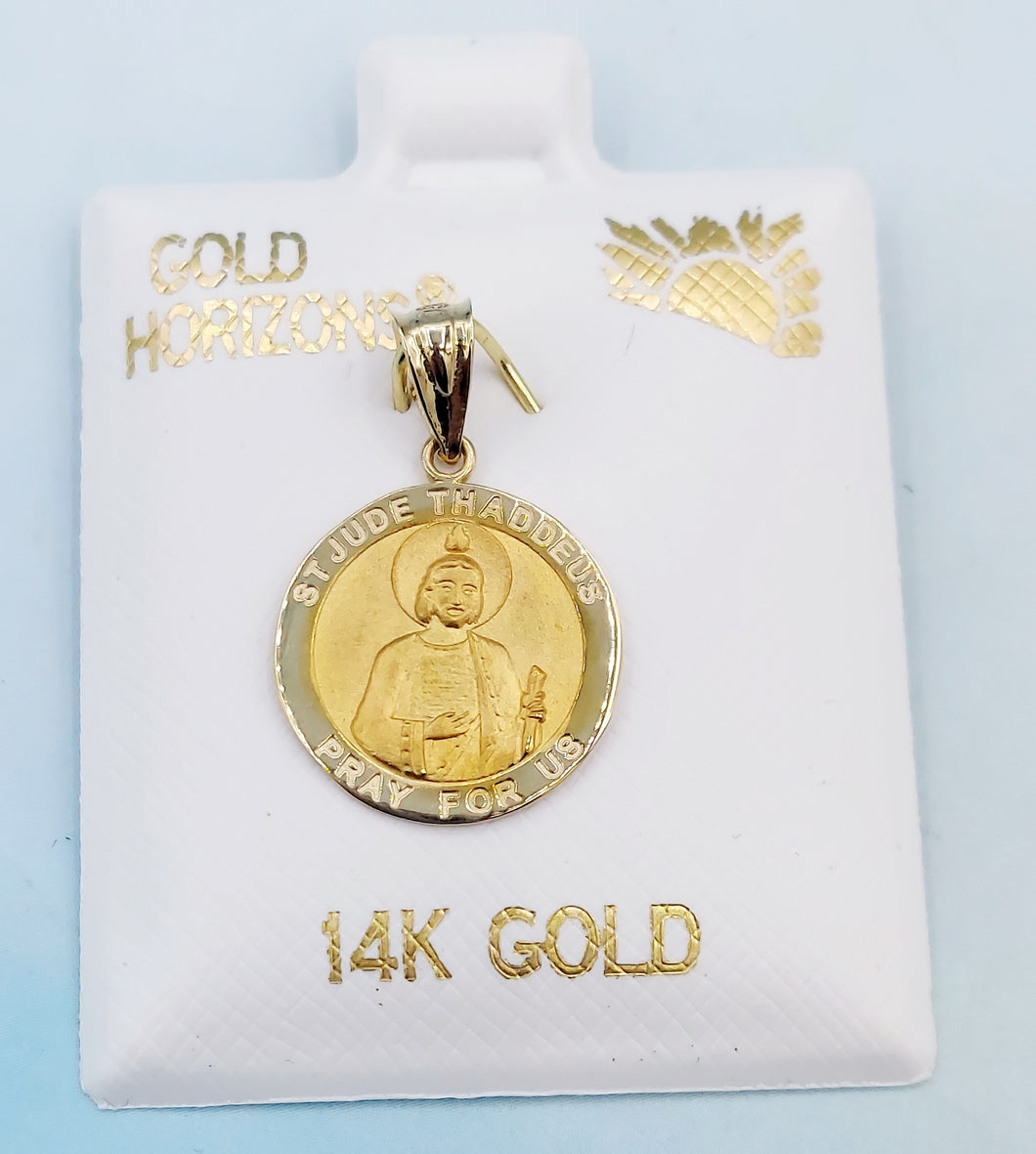 St. Jude Thaddeus Medal - 14K Gold