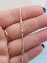 Load image into Gallery viewer, 22" Solid Rope Chain - 10K Yellow Gold