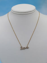 Load image into Gallery viewer, Script Love Necklace - Gold Plated