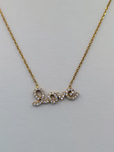 Load image into Gallery viewer, Script Love Necklace - Gold Plated