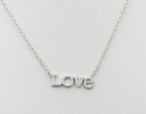Dogeared Love Necklace - Sterling Silver