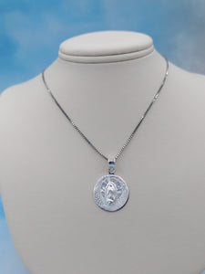 Miraculous Medal Necklace - Sterling Silver