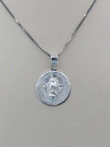 Miraculous Medal Necklace - Sterling Silver