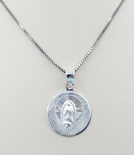 Load image into Gallery viewer, Miraculous Medal Necklace - Sterling Silver