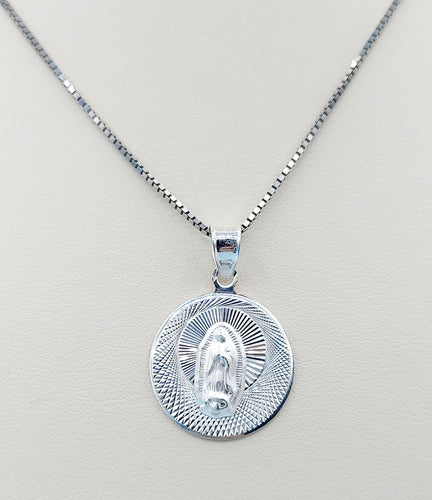 Miraculous Medal Necklace - Sterling Silver