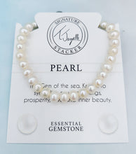 Load image into Gallery viewer, 6mm Pearl Stacker Beaded Bracelet - TJazelle