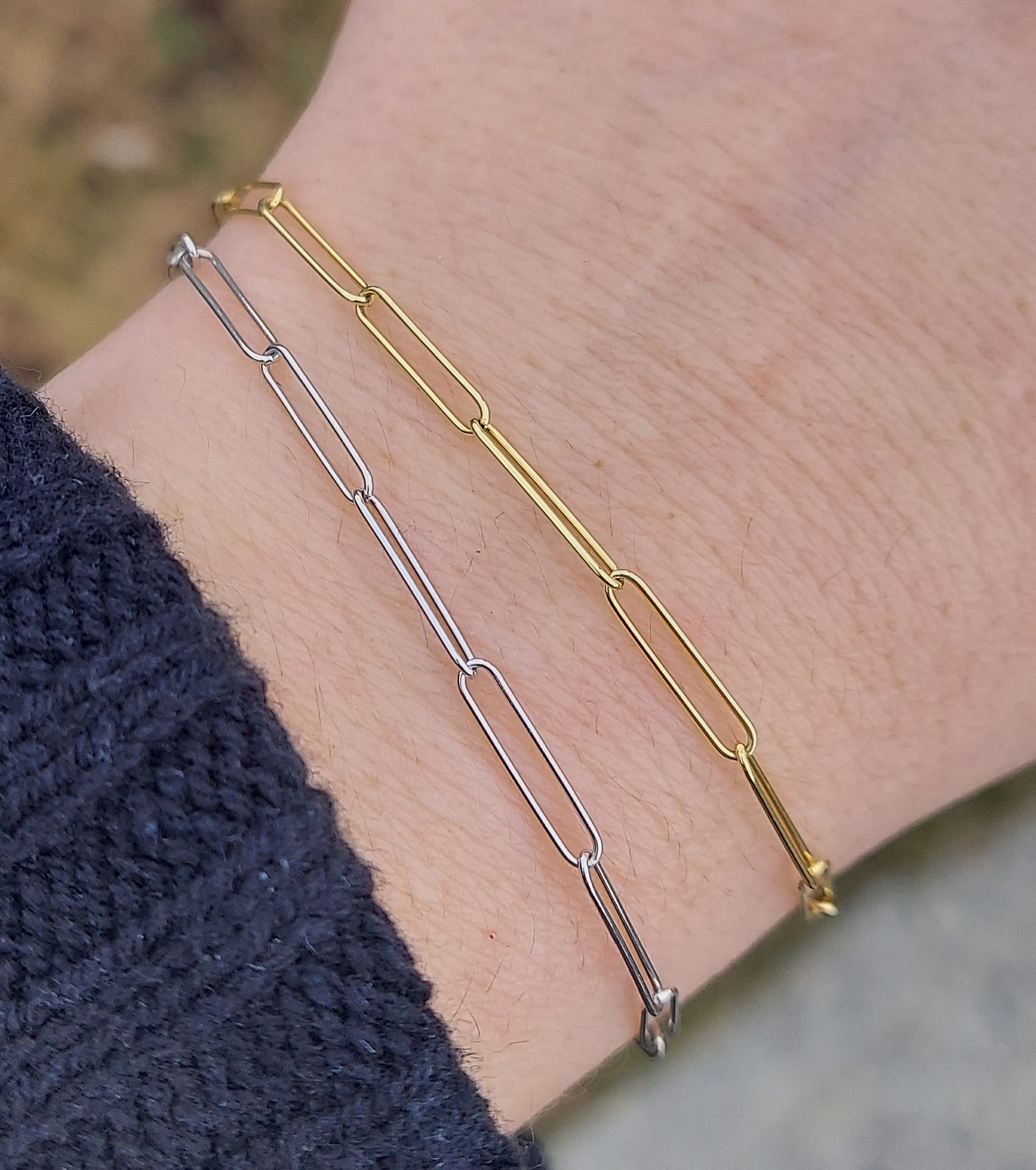 Dainty Birthstone Bracelet in Solid 14k Gold – Violet and Mable