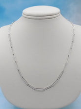 Load image into Gallery viewer, 18 Inch Elongated Paperclip Chain - 14K Gold