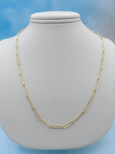 Load image into Gallery viewer, 18 Inch Elongated Paperclip Chain - 14K Gold