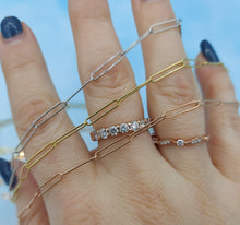 Load image into Gallery viewer, 18 Inch Elongated Paperclip Chain - 14K Gold