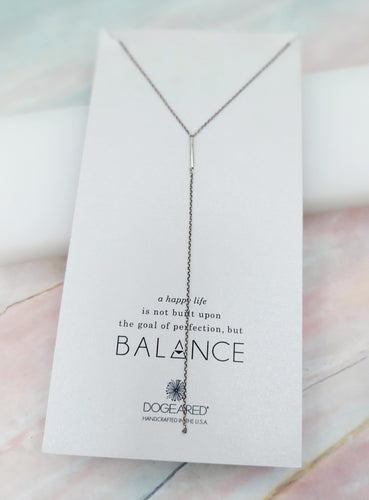 Dogeared Balance Y Necklace - Sterling Silver