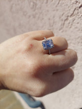 Load image into Gallery viewer, Emerald Cut Engagement Style Ring - Sterling Silver