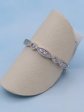 Load image into Gallery viewer, Diamond Band with Circle &amp; Marquise Shapes - 14K White Gold