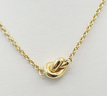 Load image into Gallery viewer, Love Knot Necklace - 14K Yellow Gold