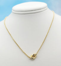 Load image into Gallery viewer, Love Knot Necklace - 14K Yellow Gold