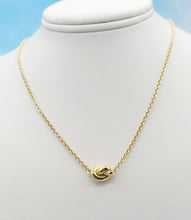Load image into Gallery viewer, Love Knot Necklace - 14K Yellow Gold
