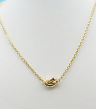 Load image into Gallery viewer, Love Knot Necklace - 14K Yellow Gold