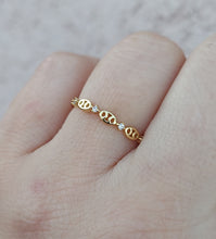 Load image into Gallery viewer, Mariner Link Reversible Ring - Gold Plated SS