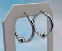 Load image into Gallery viewer, SS 26MM Cape Cod Hoop Earring