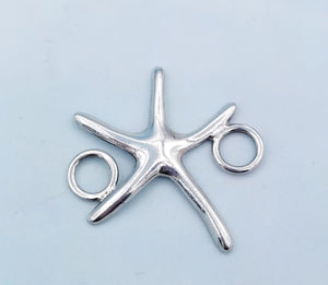 Starfish Silver Clasp - Sterling Silver