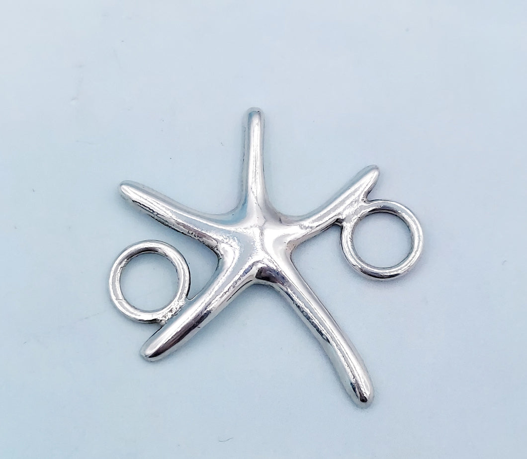 Starfish Silver Clasp - Sterling Silver