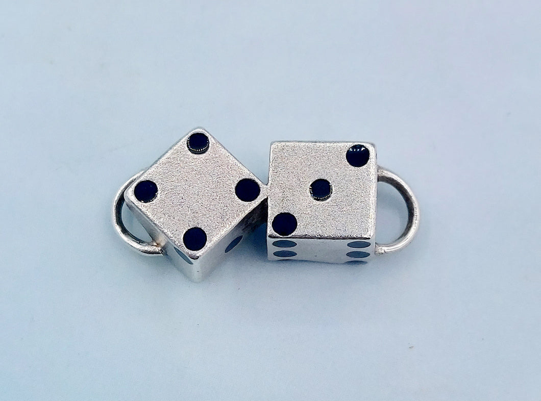 Dice Clasp - Sterling Silver