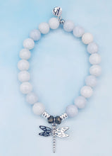 Load image into Gallery viewer, Dragonfly Silver Charm Bracelet - TJazelle