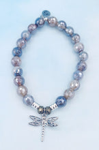 Load image into Gallery viewer, Dragonfly Silver Charm Bracelet - TJazelle