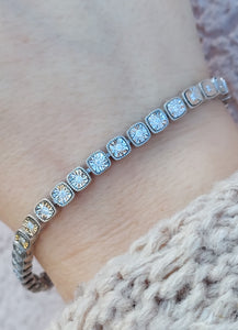 7" Diamond Tennis Bracelet - Sterling Silver