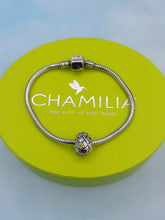 Load image into Gallery viewer, 6.7&quot; Easter Colored CZ Egg &amp; Bracelet - Chamilia Charm Bracelet