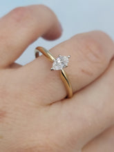 Load image into Gallery viewer, .45 Carat Marquise Shaped Diamond Ring - 14K Yellow Gold - Estate- Close Out