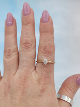 Load image into Gallery viewer, .45 Carat Marquise Shaped Diamond Ring - 14K Yellow Gold - Estate- Close Out