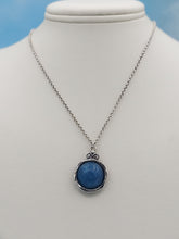 Load image into Gallery viewer, Aqua Necklace - Sterling Silver