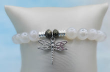 Load image into Gallery viewer, Dragonfly Silver Charm Bracelet - TJazelle