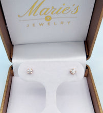 Load image into Gallery viewer, .25 Carat Diamond Studs - 14K Rose Gold