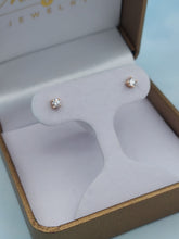 Load image into Gallery viewer, .25 Carat Diamond Studs - 14K Rose Gold