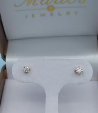 Load image into Gallery viewer, .25 Carat Diamond Studs - 14K Rose Gold