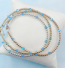 Load image into Gallery viewer, Blue Crystal Anklet By The Yard - Our Whole Heart