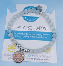 Load image into Gallery viewer, Choose Happy Charm Bracelet - TJazelle HELP Collection