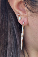 Load image into Gallery viewer, Pave Flex Hoop - Gold Tone