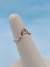 Load image into Gallery viewer, Moonlight Moonstone Stacking Band - 14K Rose Gold